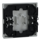 Merten Wippe Schlüssel Wechsel Schalter Kreuz Schalter Taster Einsatz aluminium, Retail