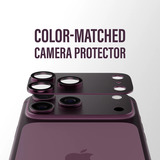 PanzerGlass Fender Kameraschutz, Schutzfolie dunkelviolett, iPhone 18 Pro Max