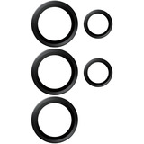 PanzerGlass Hoops Ceramic Kameraschutz, Schutzfolie schwarz, Samsung Galaxy S25 Ultra