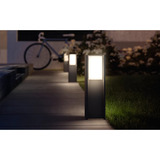 Philips HUE White Turaco Sockelleuchte, LED-Leuchte anthrazit
