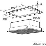 Siemens LB55566 iQ300, Dunstabzugshaube silber, 53 cm