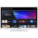 Telefunken XH24VP550M-W, LED-Fernseher 60 cm (24 Zoll), weiß, HD-Ready, Tripple-Tuner, Mediaplayer