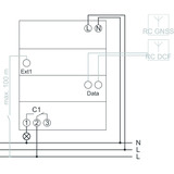 Theben TR 641 top3 BLE RC, Zeitschaltuhr Jahres- und Astro-Programm, 1 Kanal