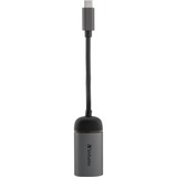 Verbatim USB 3.2 Gen 1 Adapter, USB-C Stecker > RJ-45 Buchse silber/schwarz, 10cm, Gigabit LAN 10/100/1.000 Mbit/s