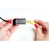 Verbatim USB 3.2 Gen 1 Adapter, USB-C Stecker > RJ-45 Buchse silber/schwarz, 10cm, Gigabit LAN 10/100/1.000 Mbit/s