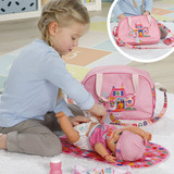 ZAPF Creation BABY born Wickeltasche pink, Spielfigur 