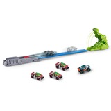 ZURU Metal Machines - Spielset Krokodilangriff Rennbahn + Auto 