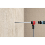 fischer Hohlbohrer-Connector FHD II C, Staubsauger-Aufsatz rot/schwarz, passend zu ø12 - 20 mm
