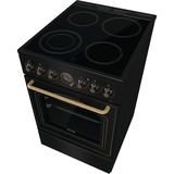 gorenje GECS5B70CLB, Herd schwarz/gold