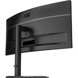 AOC CU34E4CV, LED-Monitor 86.4 cm (34 Zoll), schwarz, WQHD, VA, HDMI, DP, USB-C, KVM, USB-Hub, 120Hz Panel