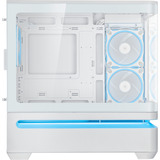ASUS PRIME AP202 TG ARGB , Tower-Gehäuse weiß, Tempered Glass x 2