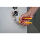 Bosch Professional VDE Werkzeug-Set gemischt, 7-teilig rot/gelb, Seitenschneider, Spitzzange, 4 Schraubendreher, Abmantelungsmesser