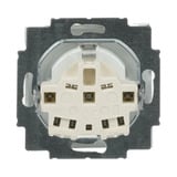 Busch-Jaeger 100 Stück Schutzkontakt Steckdosen Einsatz 20 EUC-84 Bulk weiß, Bulk