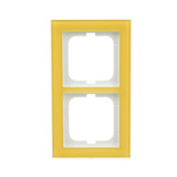 Busch-Jaeger Abdeckrahmen 2-fach, Abdeckung gelb, Retail