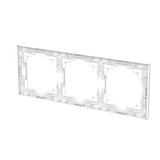 Busch-Jaeger Abdeckrahmen dreifach weiß, Retail