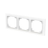 Busch-Jaeger Abdeckrahmen dreifach weiß, Retail