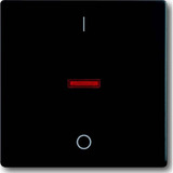 Busch-Jaeger Kontrollwippe mit Aufdruck Ein-Aus-Schalter matt schwarz, Retail