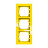 Busch-Jaeger Rahmen dreifach gelb, Retail