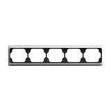 Busch-Jaeger Rahmen fünffach waagerecht alpha 1725 KA-266 titan, Retail