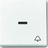 Busch-Jaeger Wippe mit Symbol Klingel weiß (glänzend), Retail