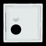 Busch-Jaeger Zentralscheibe studioweiß, Abdeckung weiß, Retail