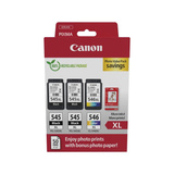 Canon Tinte Photo Value Pack 2x PG-545XL/CL-546XL inkl. 50 Blatt 10x15 Fotopapier