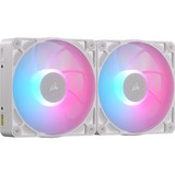 Corsair RX140 MAX RGB, Gehäuselüfter weiß, 2er Pack, 140 mm