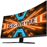 GIGABYTE G32QC A, Gaming-Monitor 80 cm (32 Zoll), schwarz, WQHD, VA, AMD Free-Sync, HDR, 165Hz Panel