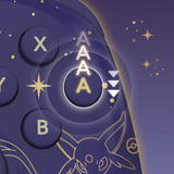 HORI  HORIPAD Turbo (Psiana und Nachtara), Gamepad dunkelviolett/gold, Nintendo Switch 2