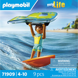 PLAYMOBIL 71909 myLife Wingsurfer, Konstruktionsspielzeug 