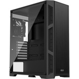 RAIJINTEK ARCADIA III               , Tower-Gehäuse schwarz, Tempered Glass