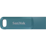 SanDisk Ultra Dual Drive Go 128 GB, USB-Stick blaugrün