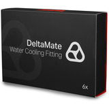 Thermal Grizzly DeltaMate Rotary - 90°, Verbindung nickel, 6er Pack