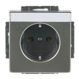 0 Steckdose CEE 7/3 Typ F 16 Ampere 250 Volt Unterputz edelstahl, Retail