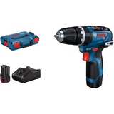 Bosch Akku-Schlagbohrschrauber GSB 12V-35 Professional, 12 Volt blau/schwarz, 2x Li-Ionen Akku 3,0Ah, L-BOXX