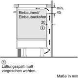 Bosch PXX645HC1E Serie 6, Autarkes Kochfeld schwarz/edelstahl, 60 cm