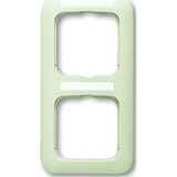 Busch-Jaeger Rahmen 2-fach 1722 NS-212, Abdeckung weiß, Retail