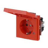 Busch-Jaeger Schutzkontakt Steckdosen Einsatz orange, Retail