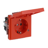 Busch-Jaeger Schutzkontakt Steckdosen Einsatz orange, Retail