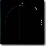 Busch-Jaeger Zentralscheibe für 3 Stufen Drehschalter schwarz, Retail