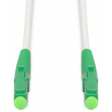 Digitus Glasfaser-Simplex-Patchkabel, stahlarmiert, Singlemode, LC/APC > LC/APC weiß, 5 Meter