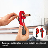 EINHELL Werkzeug-Pad Sanitärinstallation, in E-Case-Einleger, Zangen-Set 8-teilig