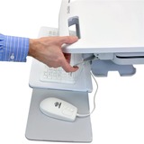 Ergotron StyleView SV41 Visitenwagen mit LCD-Gelenk, Trolley weiß