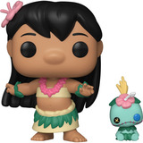 Funko POP! & Buddy: Lilo und Stitch Staffel 4 Hula Lilo mit Scrump, Spielfigur 