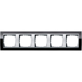 Gira Abdeckrahmen 5fach schwarz, Retail