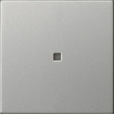 Gira Wippe einfach ohne Bedruckung mit Kontrollfenster edelstahl, Retail