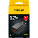 Intenso Power Adapter W30AC, Ladegerät schwarz, 30W