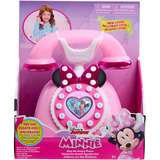 Just Play Disney Junior Minnie Mouse Telefon mit Licht- und Soundeffekten, Rollenspiel 