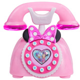 Just Play Disney Junior Minnie Mouse Telefon mit Licht- und Soundeffekten, Rollenspiel 
