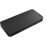Lenovo USB-C 3.2 Gen 2 Reisedock für zwei Displays, Adapter schwarz, HDMI, DisplayPort, USB-A, USB-C, LAN